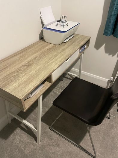 Office desk and chair