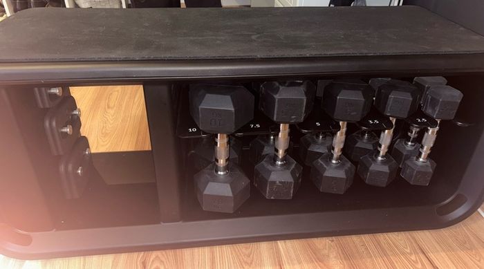 techno gym weights and bench