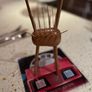 Danish mid century giraffe ornament collectible table toothpick holder Image 10