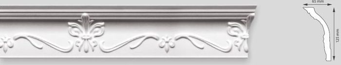 Ceiling Coving, Moulding Polystyrene  for 2 metres length.