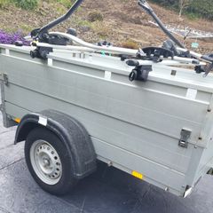 Anssems GT750 Trailer with Lockable Hard Lid & Thule Bike Rack System
