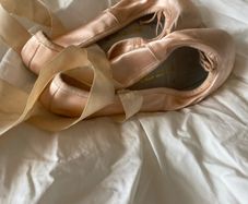 Ballet pointe shoes