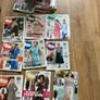 Sewing magazines and fabric scraps Image 2