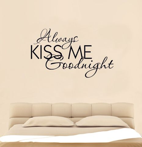 Wall stickers kiss me