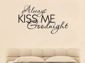 Wall stickers kiss me