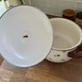 Rare Vintage Villeroy & Boch Petite Fleur Enamel Pot Image 7