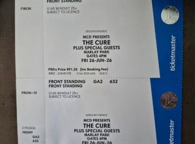 Cure Tickets