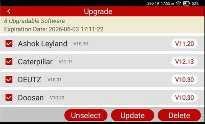 Scanner truck coach etc diagnostic 24v kit