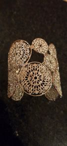 Newbridge Silverware Eshe SilverTone Filigree Cuff - 2016 Collection