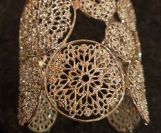 Newbridge Silverware Eshe SilverTone Filigree Cuff - 2016 Collection
