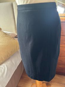 L K Bennett Black Pencil Skirt - Size 10