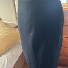 L K Bennett Black Pencil Skirt - Size 10