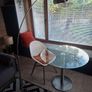Floor lamp arched freestanding chrome Image 2