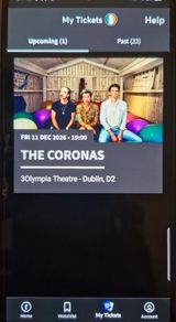 Coronas Fri Dec 11th Olympia x2