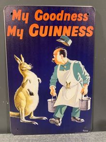 Guinness Tin Metal Sign