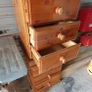 Double Bed frame and bedside lockers Image 2