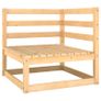 10 Piece Garden Lounge Set Solid Pinewood Image 3
