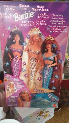 Barbie jewel hair