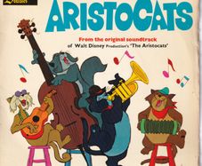 Disney The Aristocrats 1971 Uk Press Disneyland Doubles Records Single Picture Sleeve