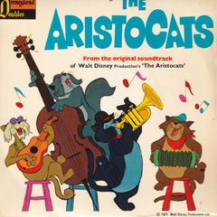 Disney The Aristocrats 1971 Uk Press Disneyland Doubles Records Single Picture Sleeve