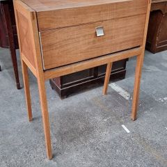 Tall wooden home bar / cabinet