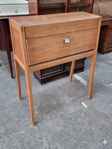Tall wooden home bar / cabinet