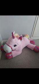 Large unicorn soft toy
