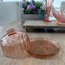 Antique/vintage assorted pink glass Image 2