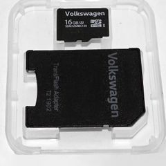 Volkswagen 16GB microSD card and adapter for dash cam