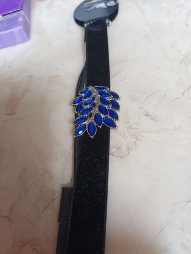 Velvet Hairband  With Stone.