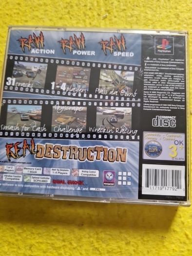 Destruction Derby Raw PlayStation1 Ps1 PlayStation2 Ps2 games Original