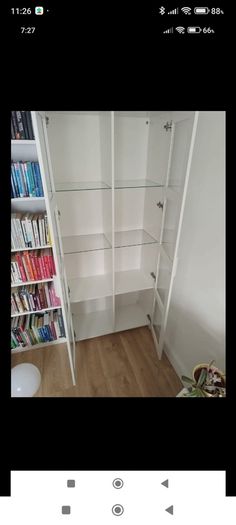 Glass door cabinet