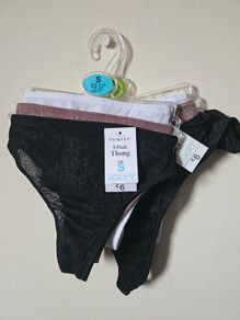 2 Pack of Thongs S & M BNWT
