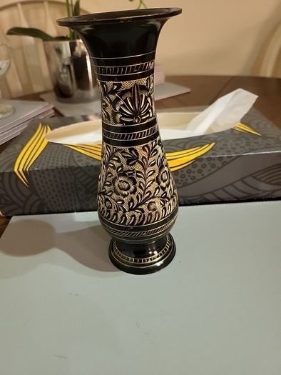 Metal vase