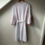 Melissa Odabash Romilly Embroidered Kaftan Cover Up White Watermelon Pink Image 6