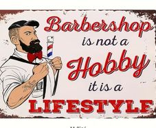 Barbershop one : Metal Sign