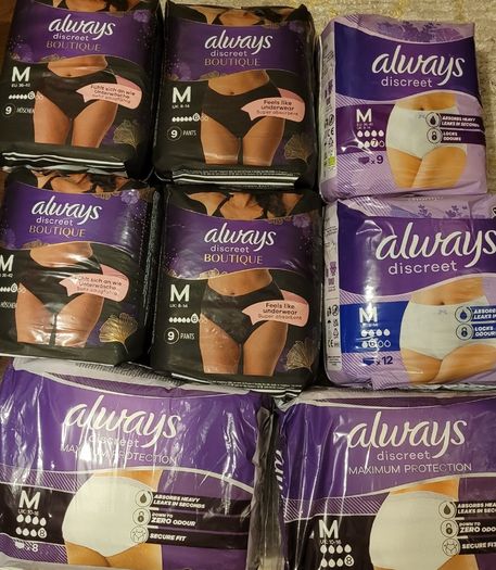 Always Discreet Boutique and Always Discreet pants new and sealed