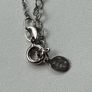 Sterling Silver Necklace with Double Butterfly Pendant Image 5