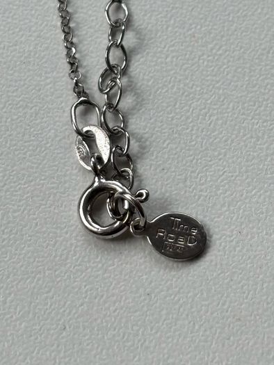 Sterling Silver Necklace with Double Butterfly Pendant
