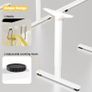 Height Adjustable Electric Standing Desk Frame,Two-Stage,Lifts 73-118cm, Memory Smart Panel & Hooks Image 6
