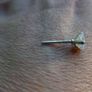 Vintage Sterling Silver 925 Earrings 0,9g Image 7