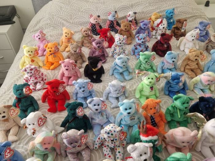 Ty Beanie Babies Bears x 84 Mint with Mint Tags