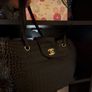 Croc embossed tote bag Image 5