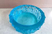 Davidson Brama -Luna- Range Bark Bowl Kingfisher Blue 13.5cm Cross H5.5cm Very good condition