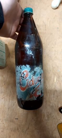 cidona old bottle old used condition ,see pictures for condition, sold as is .9 euros to post.