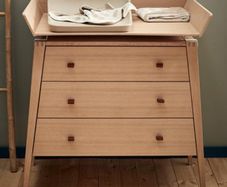 Leander Linea Dresser Drawer, Changing Unit and Mat