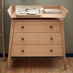 Leander Linea Dresser Drawer, Changing Unit and Mat