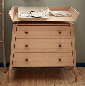 Leander Linea Dresser Drawer, Changing Unit and Mat