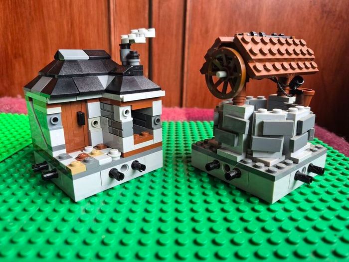 Lego MOCs modular Water Well & Medieval House