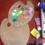 Easel, paints and markers bundle Image 7